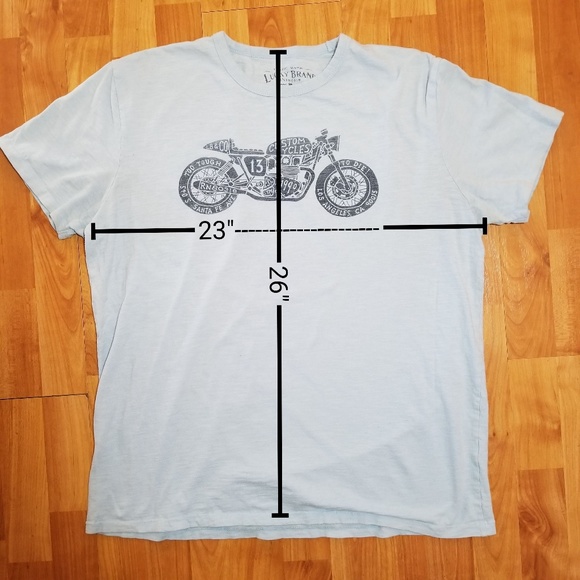 Lucky Brand Motorcycle Shirt Custom Cycles - Picture 7 of 7